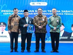 Kukuhkan Kepala BPKP Jateng Baru, Gubernur Ahmad Luthfi Titip Pesan Pengawasan Keuangan dan Pembangunan